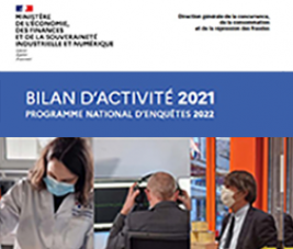 La DGCCRF vient de publier son rapport d'activité 2021